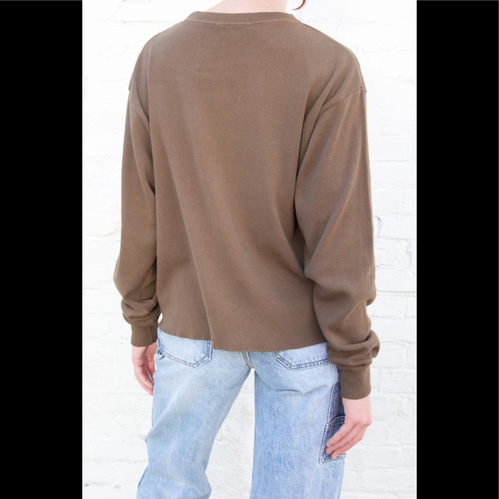 Brandy Melville brown Gretchen top - Picture 5 of 6